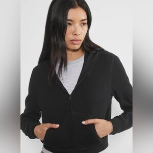 NWOT Aritzia Waffle Zip Hoodie